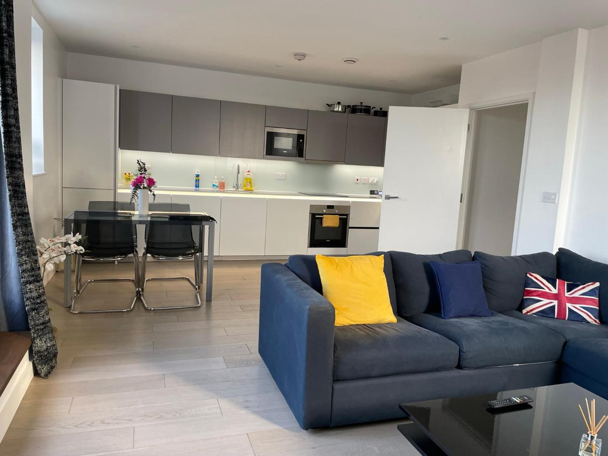 شقة Modern & Spacious Penthouse In North لندن المظهر الخارجي الصورة